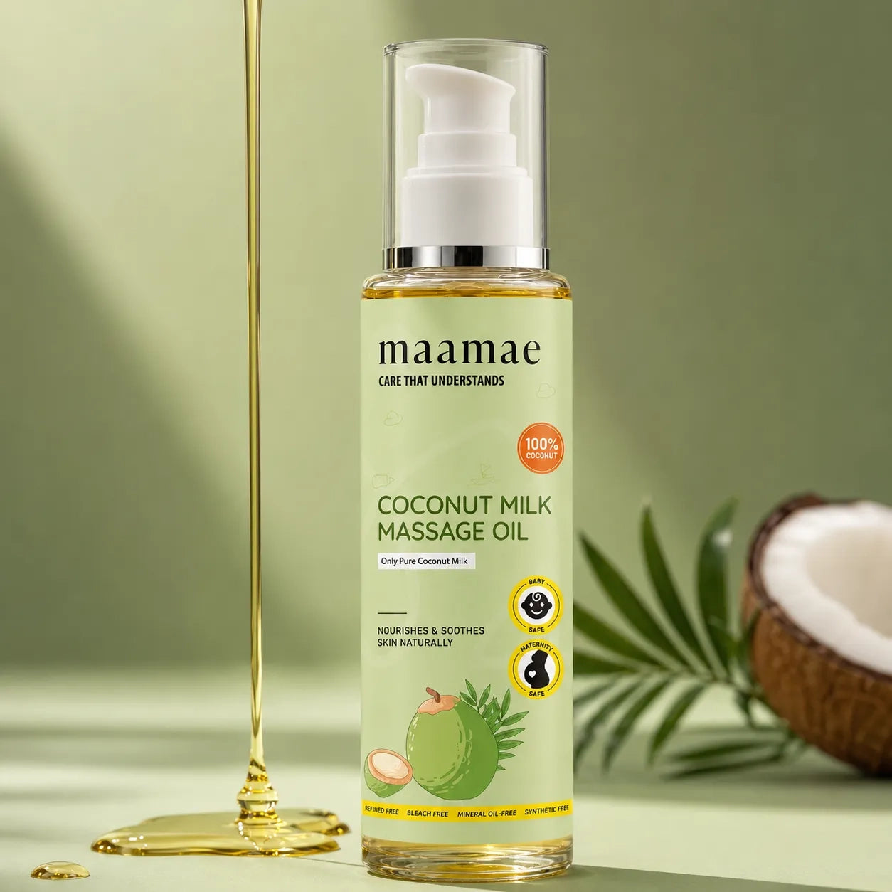 Coconut Milk Massage Oil