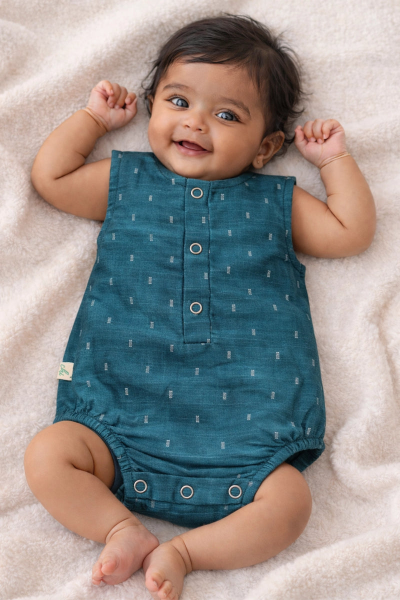 Calm Current Silk Romper