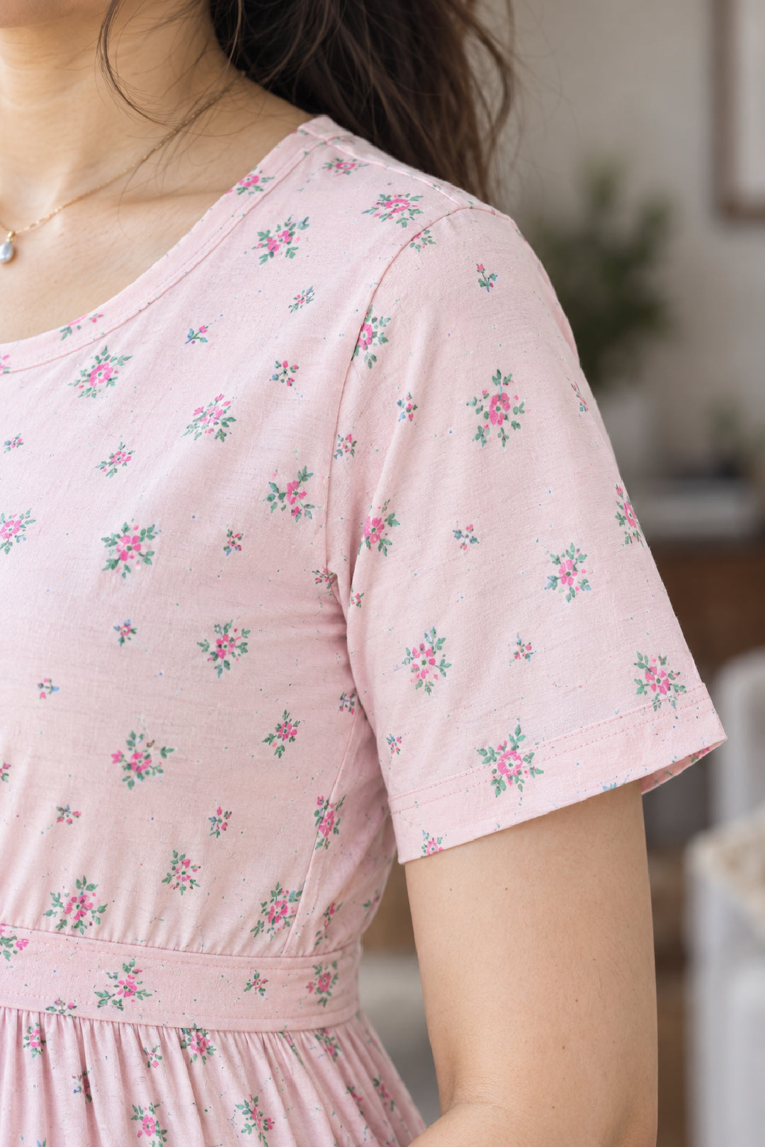 Floral Blossom  Zipless Feeding Gown