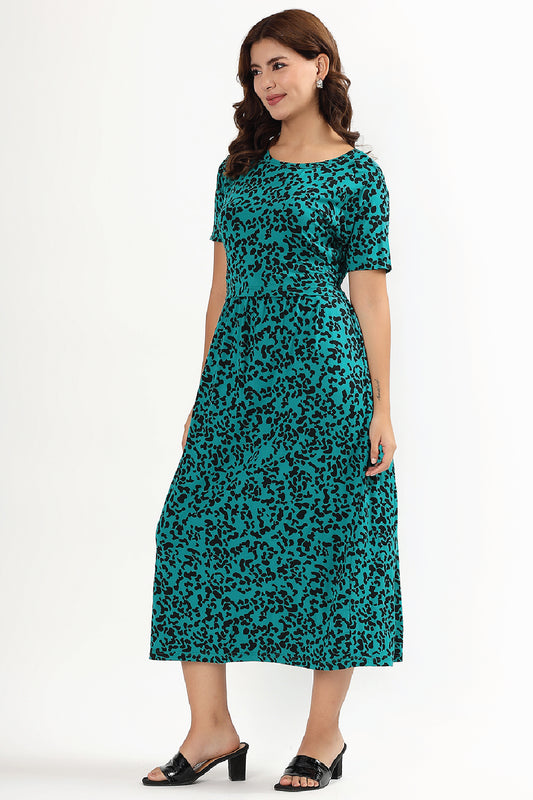 Forest Whisper Zipless Feeding Gown