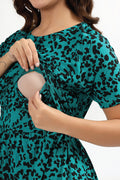 Forest Whisper Zipless Feeding Gown