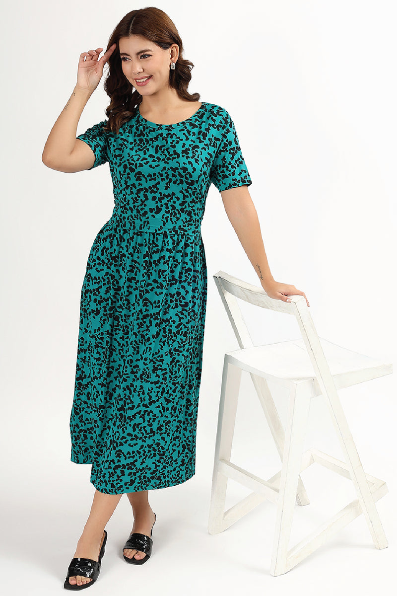Forest Whisper Zipless Feeding Gown