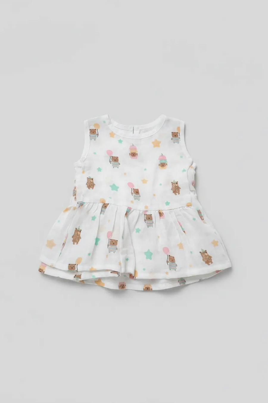 Muslin Button Frock