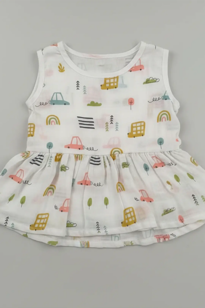 Muslin Button Frock