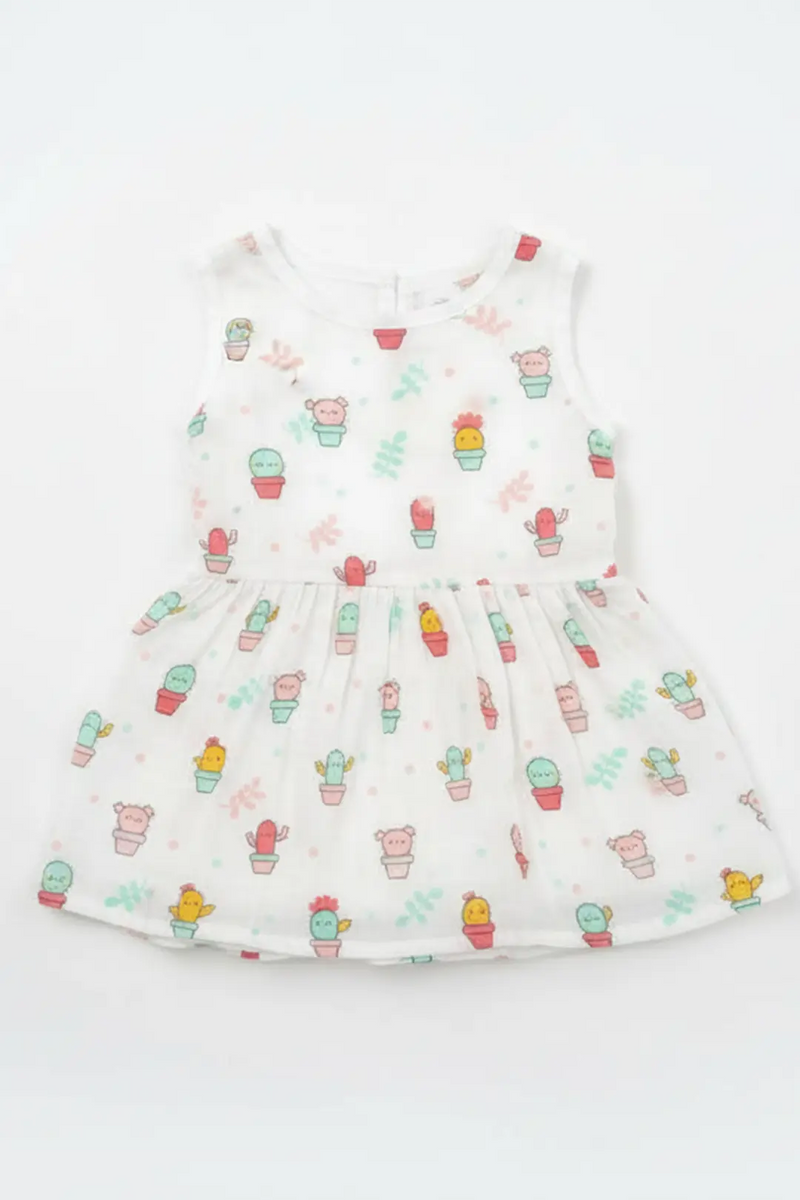 Muslin Button Frock