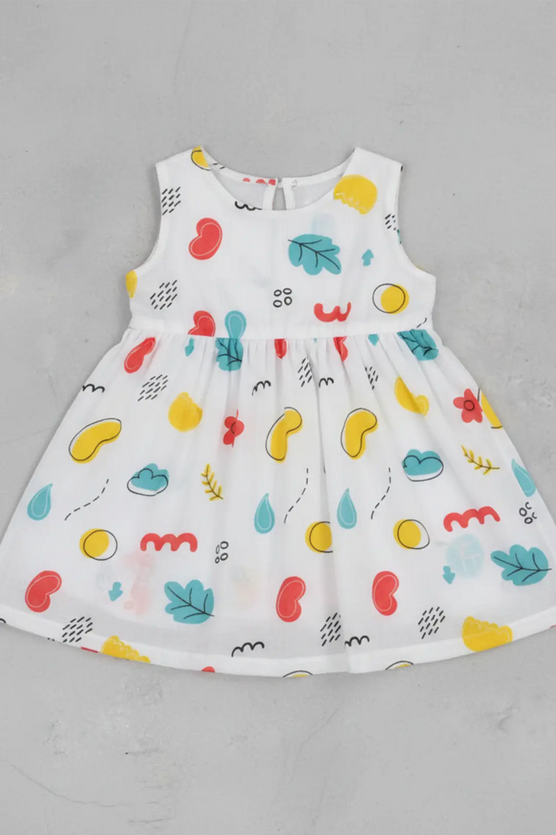 Muslin Button Frock