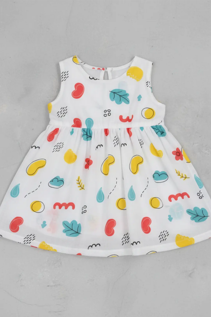 Muslin Button Frock