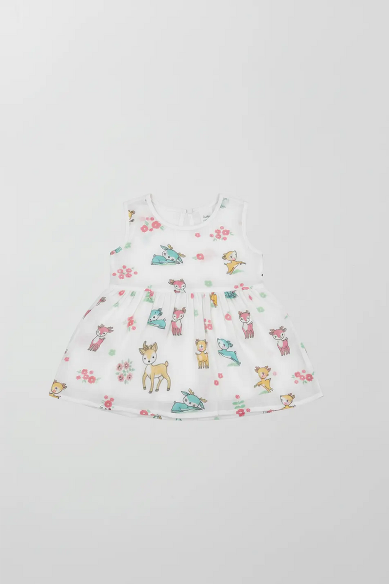 Muslin Button Frock