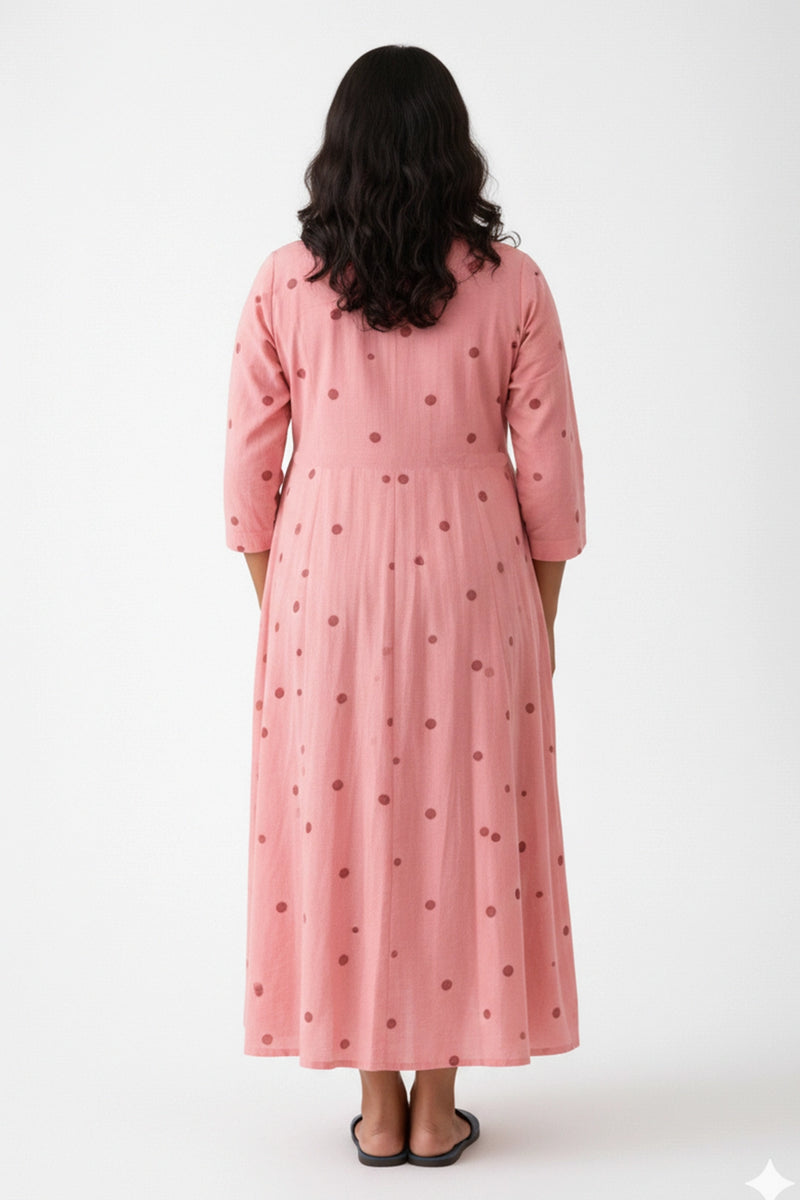 Gulabi Buti Feeding Dress