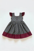 Grey Anvi Girl Frock