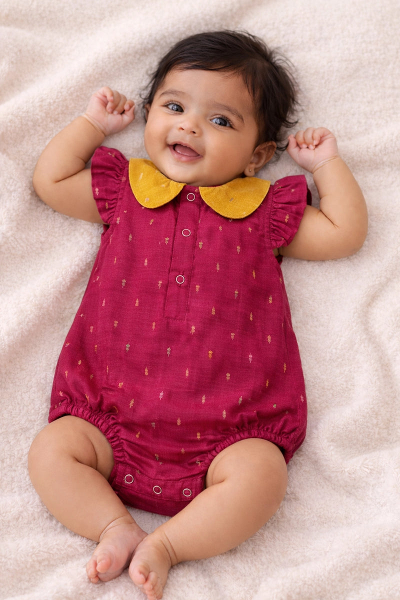 Gulabi Sunshine Silk Romper