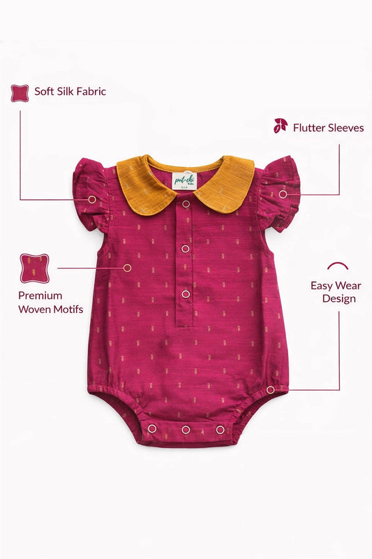 Gulabi Sunshine Silk Romper