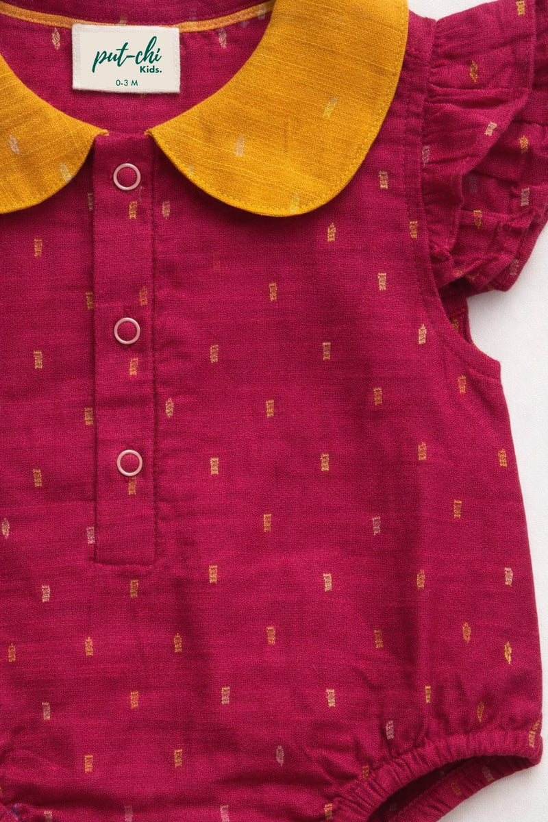 Gulabi Sunshine Silk Romper