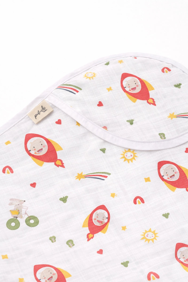 Space Bunnies Hooded Towel