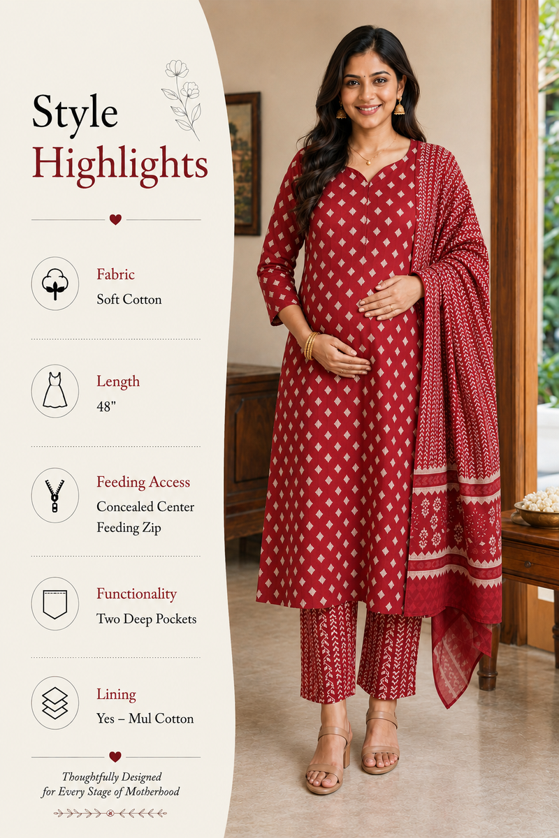 Ishita Feeding Suit Set