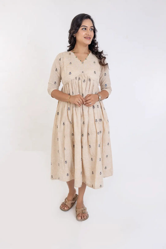 Ivory Bud Feeding Dress