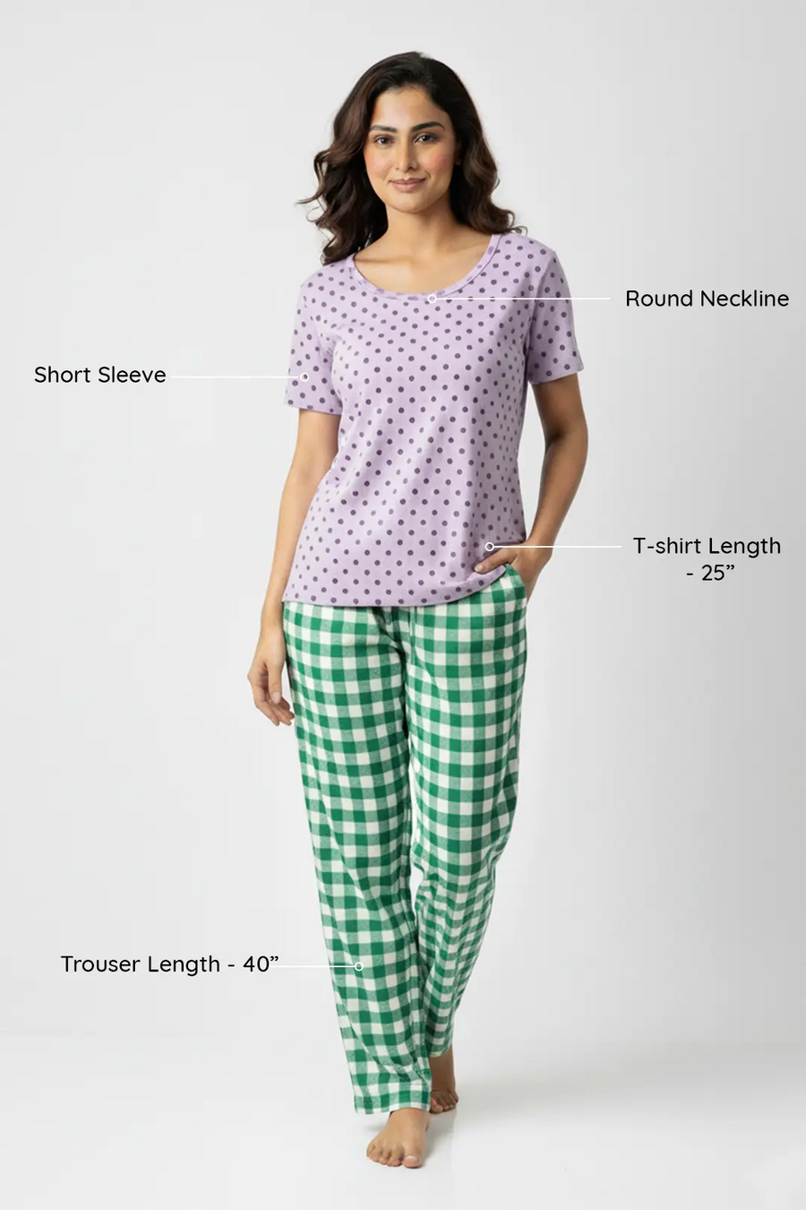 Polka Pyjama Set(3XL)