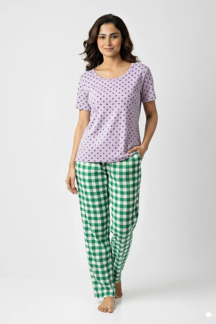 Polka Pyjama Set(3XL)