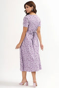 Lilac Flutter Zipless Feeding Gown