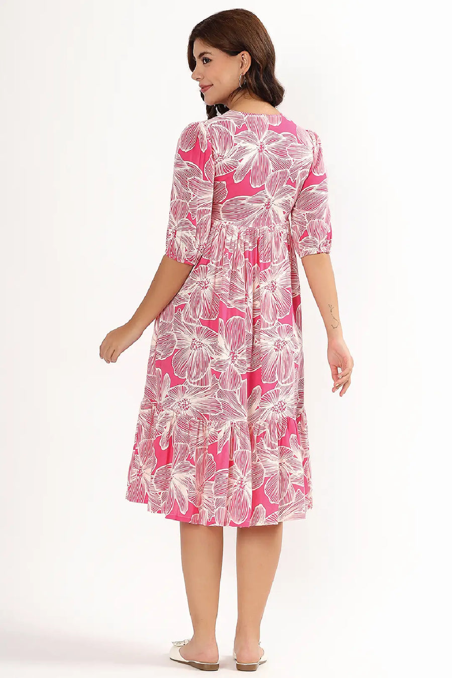Magenta Muse Feeding Dress