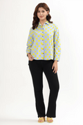 Citrus Cloud Polka Feeding Shirt