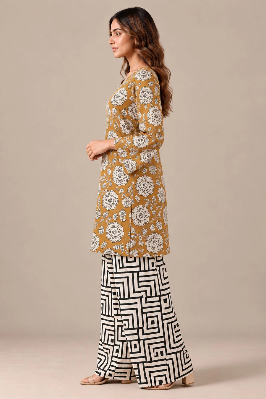 Mogra Maternity and Feeding Farshi Suit Set