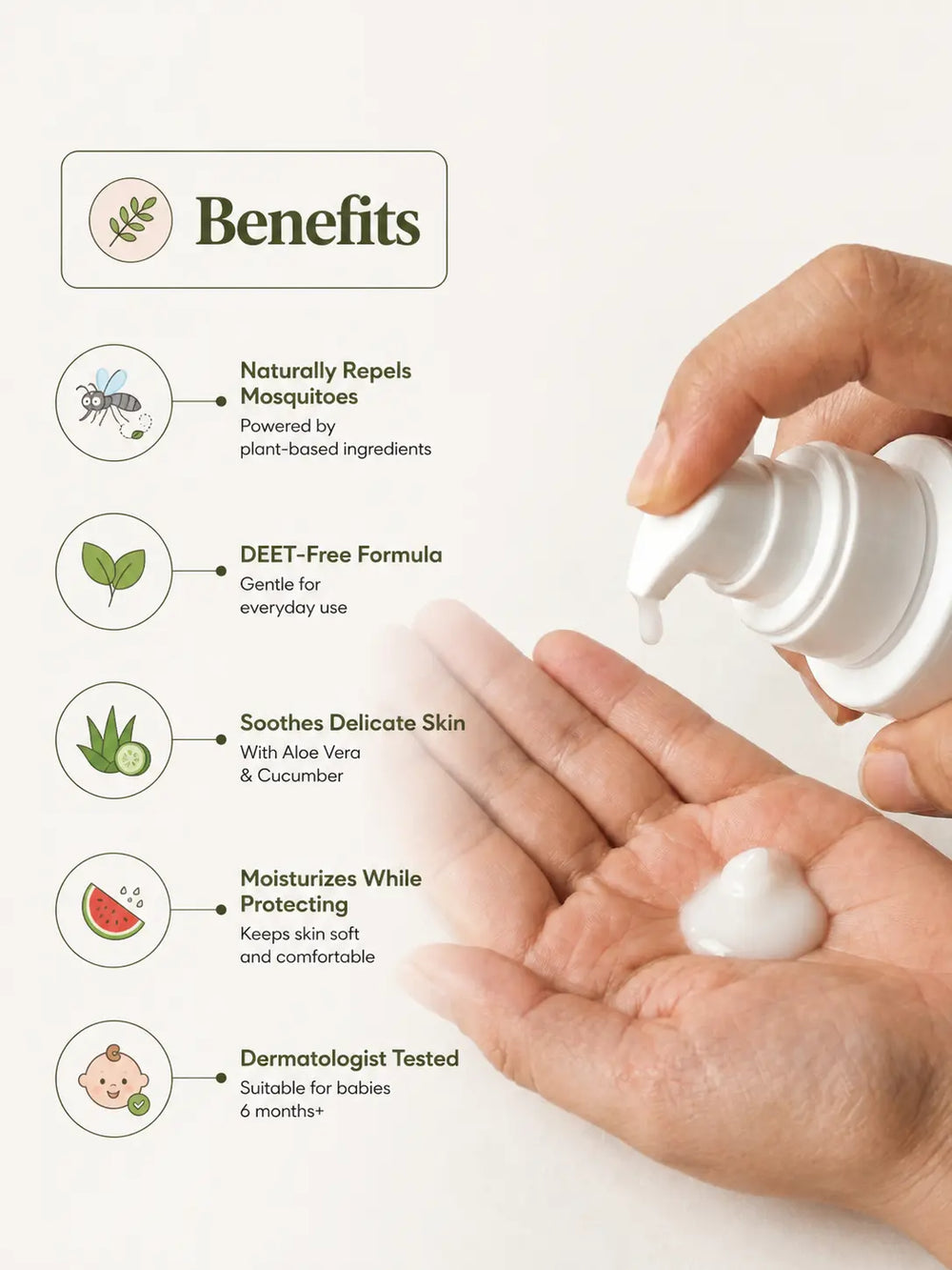 Gentle Baby Mosquito Repellent Cream