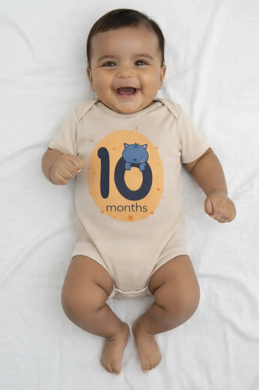 10 month  Milestone Onesies