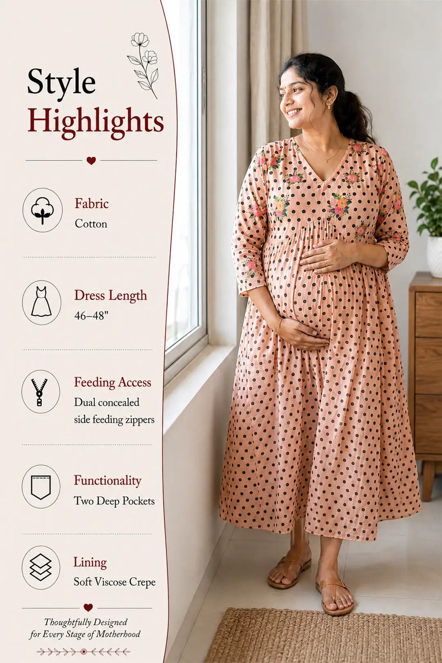 Nayara Feeding Dress