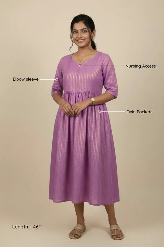 Orchid Glow Feeding Dress