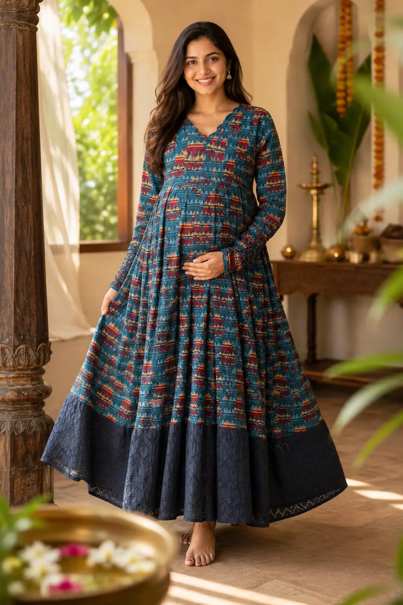 Aabha Heritage Maternity Anarkali (without dupatta)