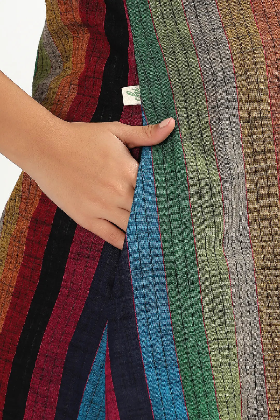 Rainbow Stripes Feeding Dress