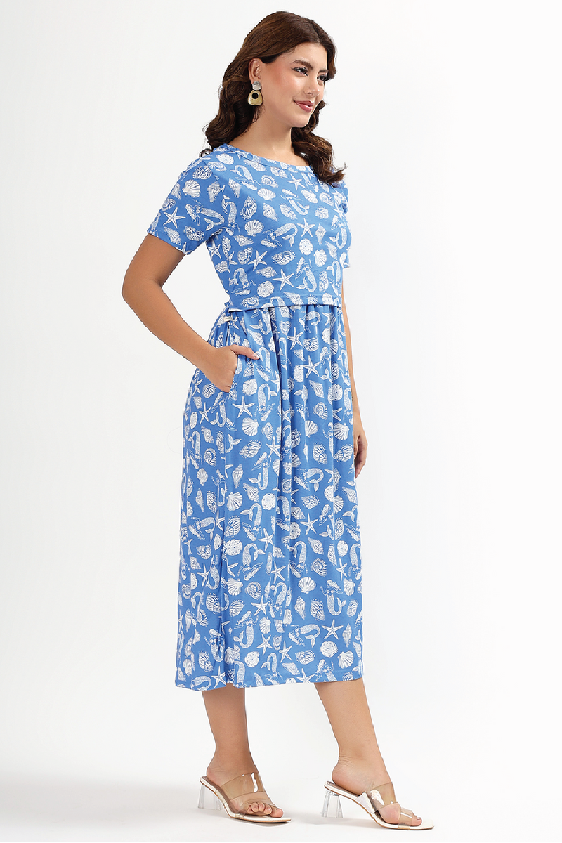 Starry Coast Zipless Feeding Gown