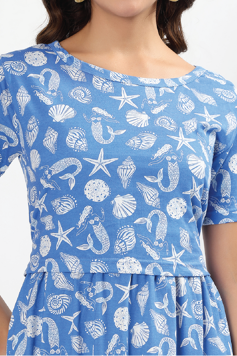 Starry Coast Zipless Feeding Gown