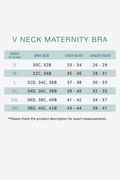 V-Neck Maternity Bamboo Bra – Caribou Brown
