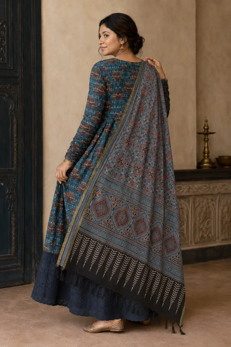 Aabha Heritage Maternity Anarkali