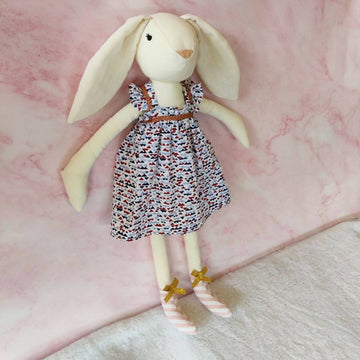 Linen Rabbit Bunny - Soft Plush Toy