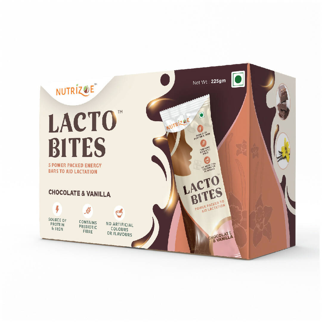 Breastfeeding Nutrient-Rich Postpartum Snacks - Lactobite Bars (Flavor: Choco-Vanila)