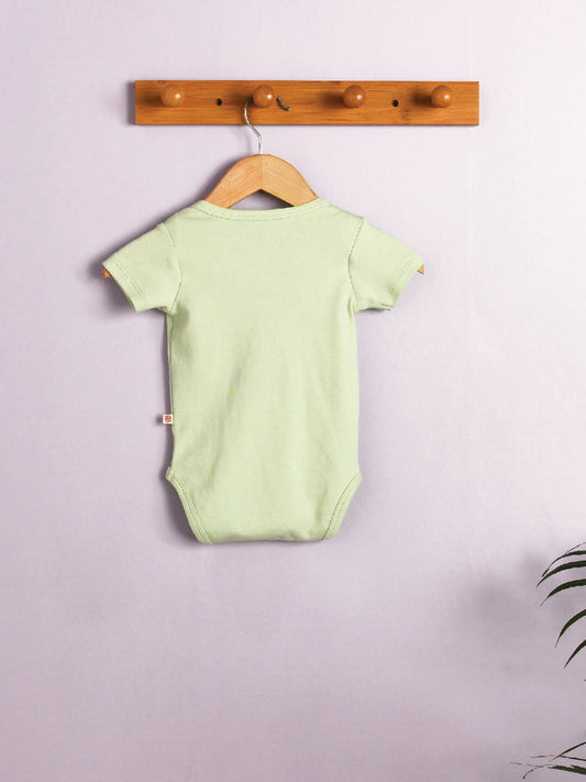 Pastel Green Organic Cotton Infant Baby Bodysuit