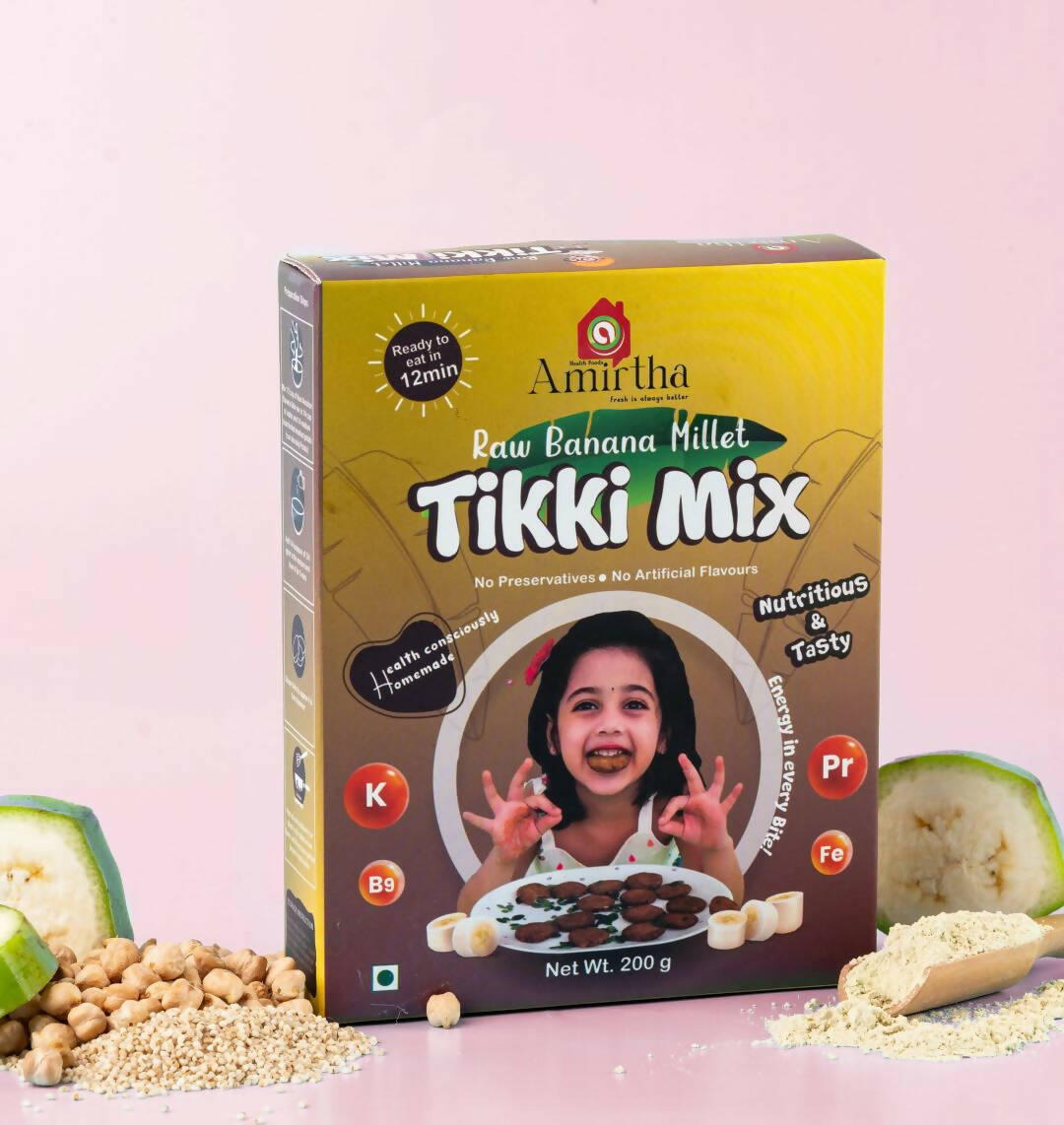 Nendran Banana Millet Tikki Mix