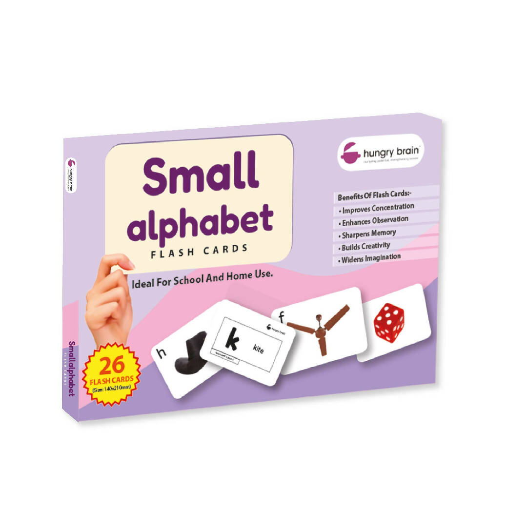 Small Alphabet Flash Cards for Babies and Infants for Early Learning and Stimulation