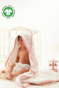 Greendigo Organic Cotton Unisex Hooded Baby Bath Towel for baby boys and baby girls 5
