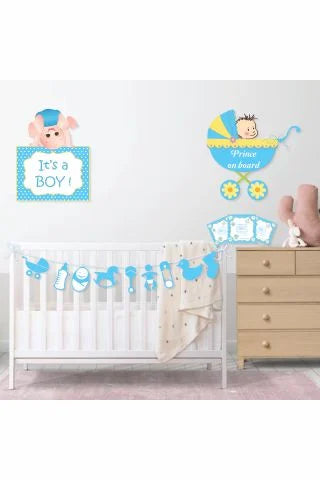Baby Boy Announcement Kit