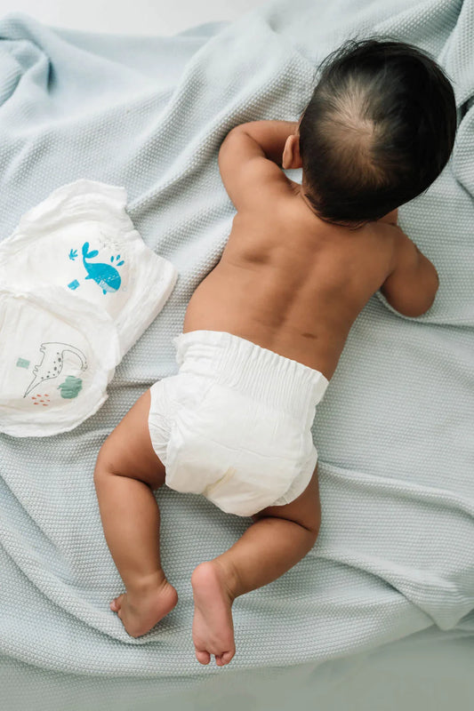 Bamboo Diapers - XL Size (>13kgs) - Tape Style - 28 Diapers