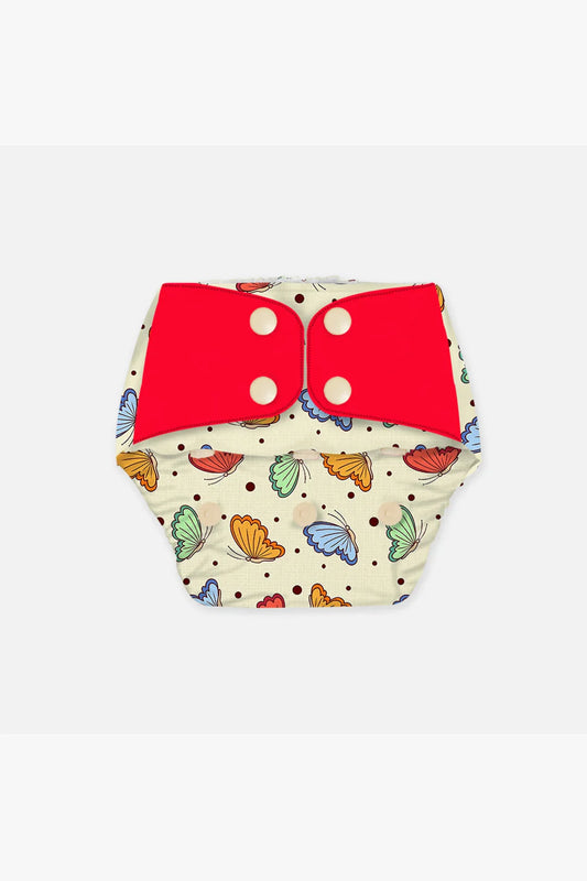 Butterfly Kisses Regular Cloth Diaper for Babies