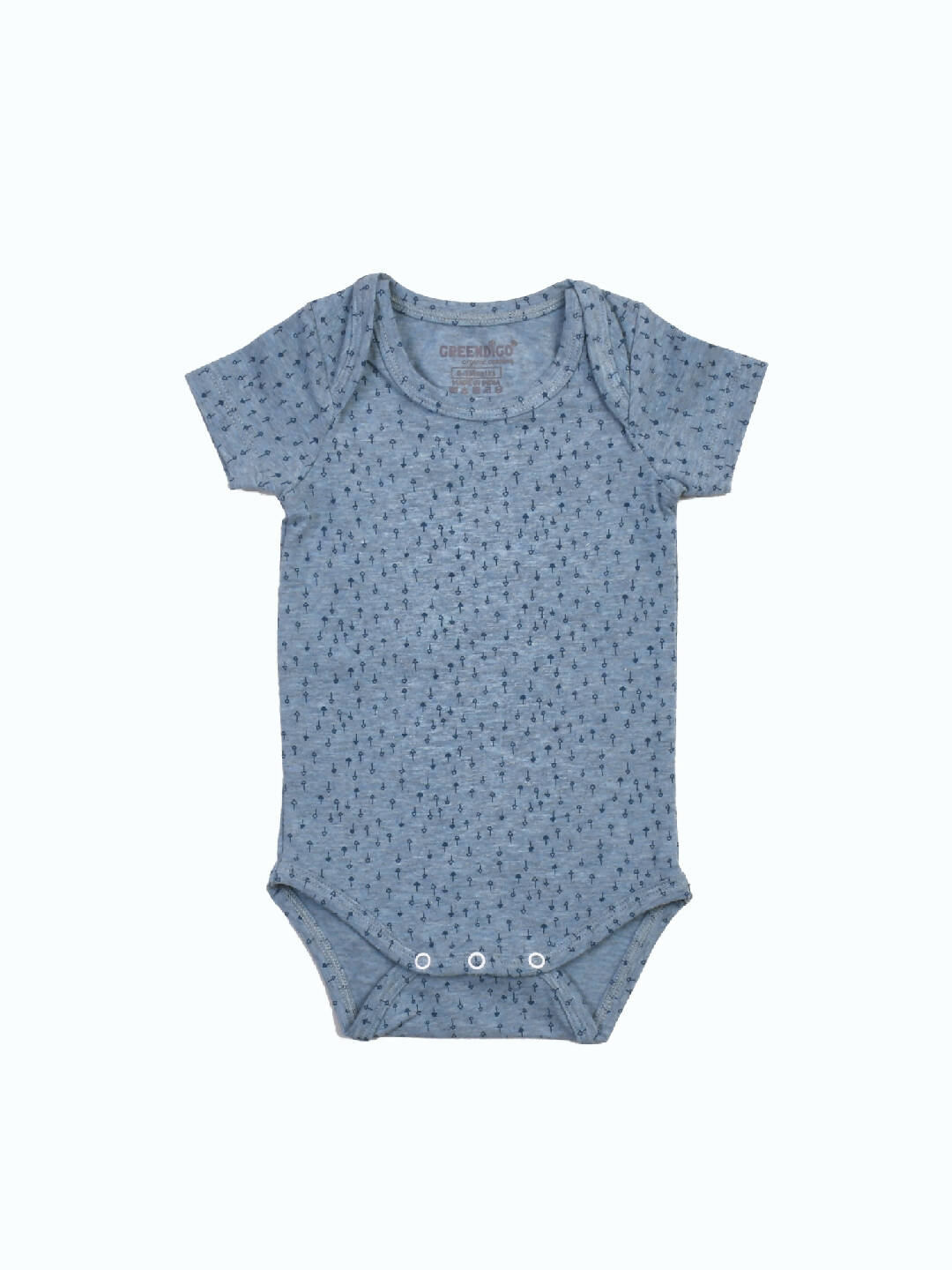 Greendigo Organic Cotton infant bodysuit for new born baby boys and baby girls