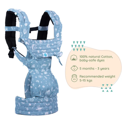 Frost Cotton Printed Anya Baby Carrier