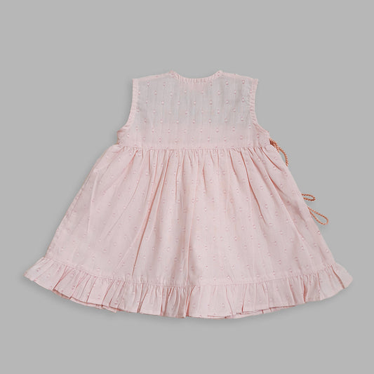 Organic Cotton Putta Girls Jabla / Dress - Peach