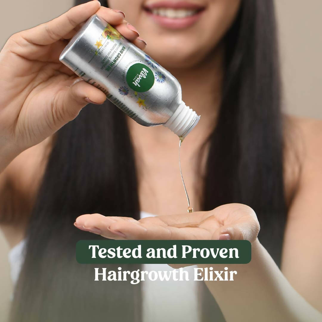 Vilvah Store Hair Growth Oil, Reverses Balding, Promotes Healthy Hair —  Vanity Wagon