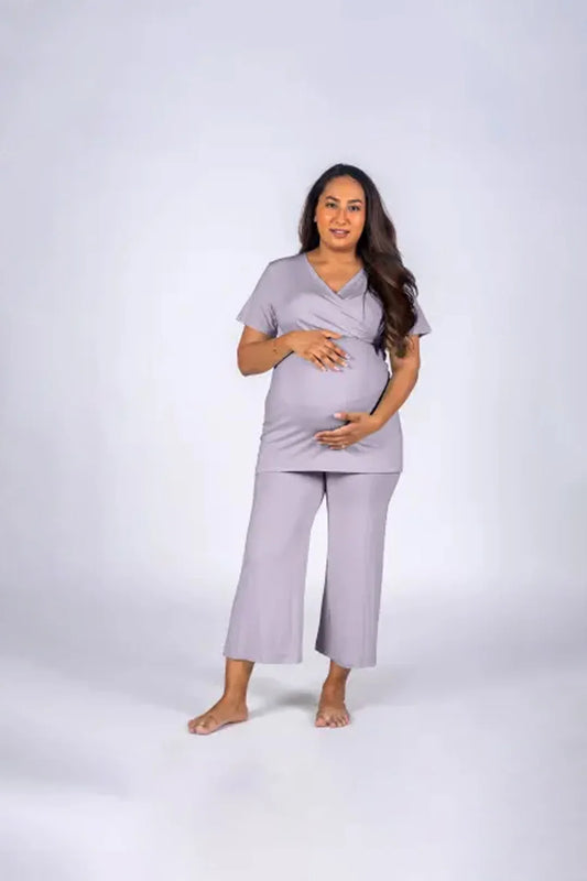 Lavender Maternity Bamboo Co-Ord Set